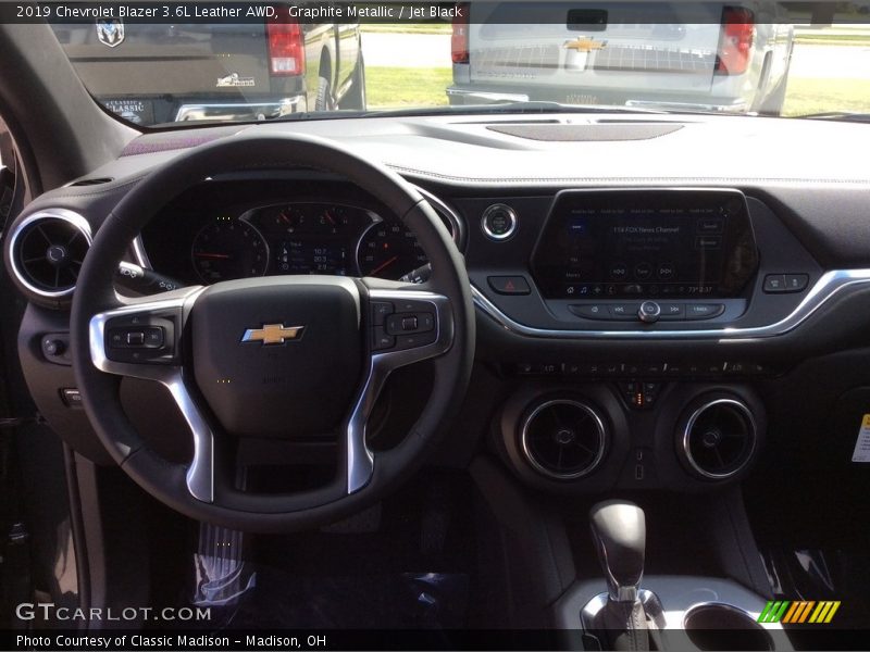 Graphite Metallic / Jet Black 2019 Chevrolet Blazer 3.6L Leather AWD