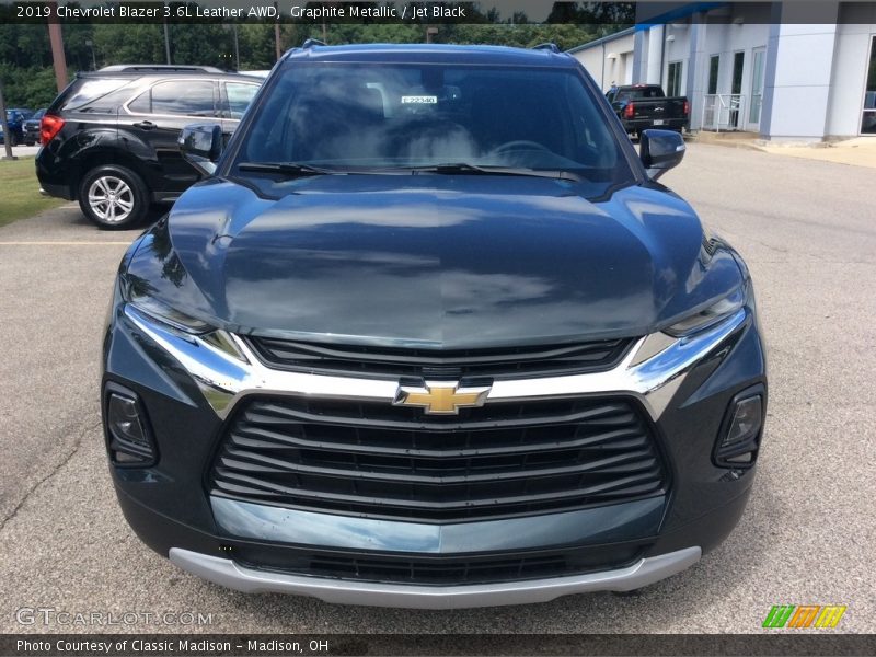 Graphite Metallic / Jet Black 2019 Chevrolet Blazer 3.6L Leather AWD