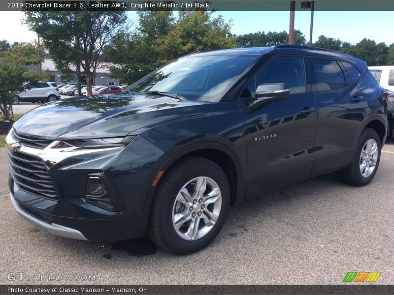 Graphite Metallic / Jet Black 2019 Chevrolet Blazer 3.6L Leather AWD