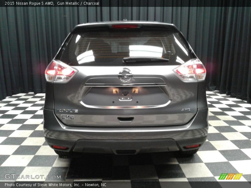 Gun Metallic / Charcoal 2015 Nissan Rogue S AWD