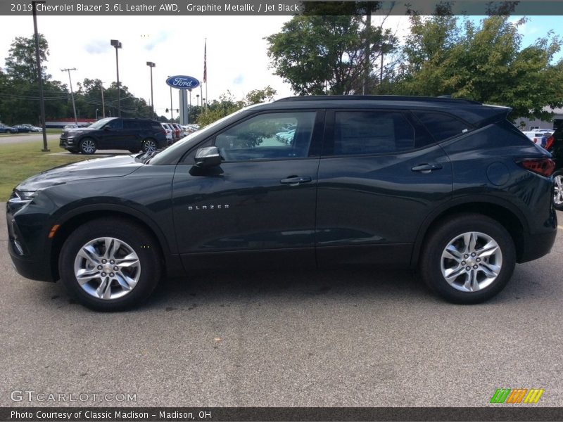 Graphite Metallic / Jet Black 2019 Chevrolet Blazer 3.6L Leather AWD