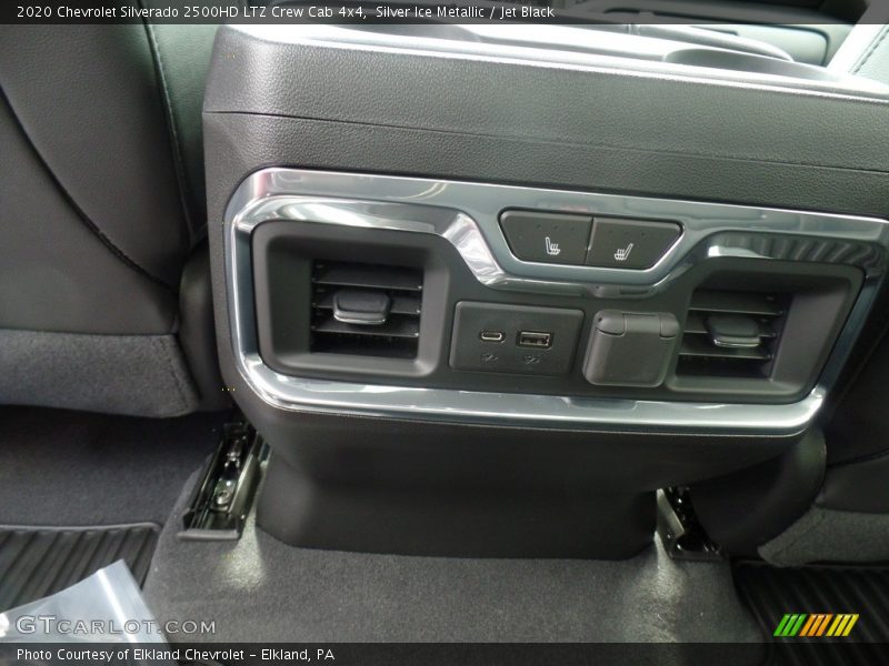 Silver Ice Metallic / Jet Black 2020 Chevrolet Silverado 2500HD LTZ Crew Cab 4x4