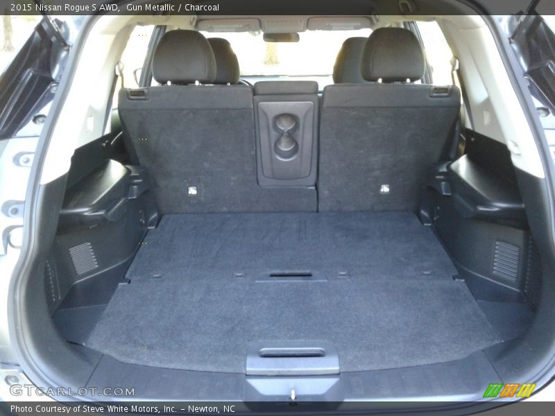 Gun Metallic / Charcoal 2015 Nissan Rogue S AWD