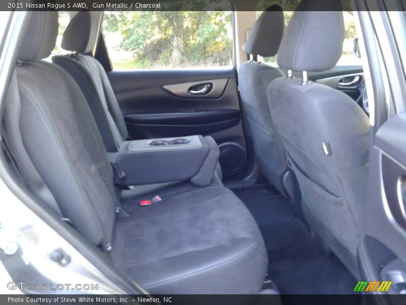 Gun Metallic / Charcoal 2015 Nissan Rogue S AWD