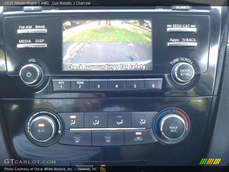 Gun Metallic / Charcoal 2015 Nissan Rogue S AWD