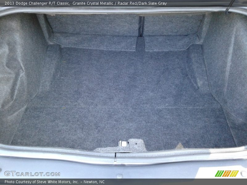 Granite Crystal Metallic / Radar Red/Dark Slate Gray 2013 Dodge Challenger R/T Classic
