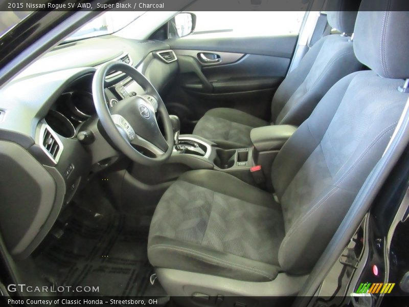 Super Black / Charcoal 2015 Nissan Rogue SV AWD