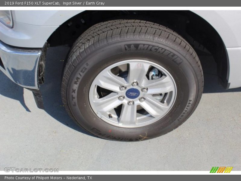 Ingot Silver / Earth Gray 2019 Ford F150 XLT SuperCab