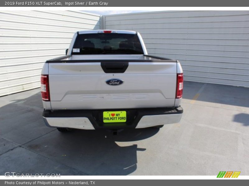 Ingot Silver / Earth Gray 2019 Ford F150 XLT SuperCab