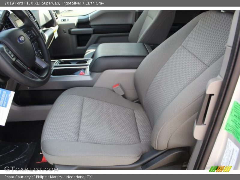 Front Seat of 2019 F150 XLT SuperCab