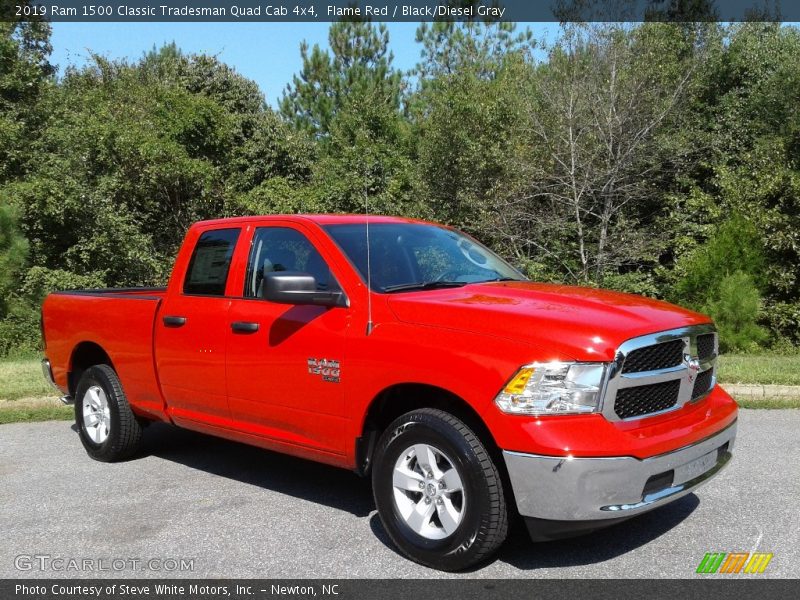 Flame Red / Black/Diesel Gray 2019 Ram 1500 Classic Tradesman Quad Cab 4x4