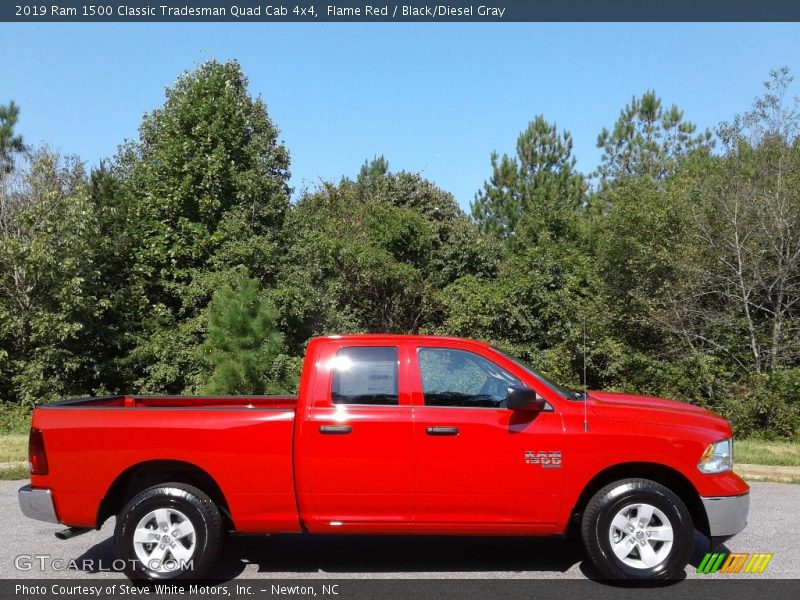 Flame Red / Black/Diesel Gray 2019 Ram 1500 Classic Tradesman Quad Cab 4x4