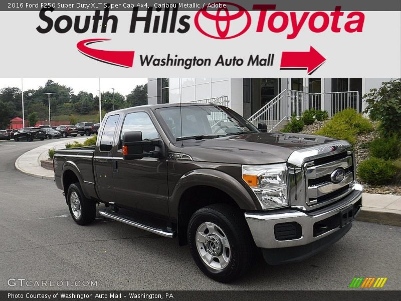 Caribou Metallic / Adobe 2016 Ford F250 Super Duty XLT Super Cab 4x4