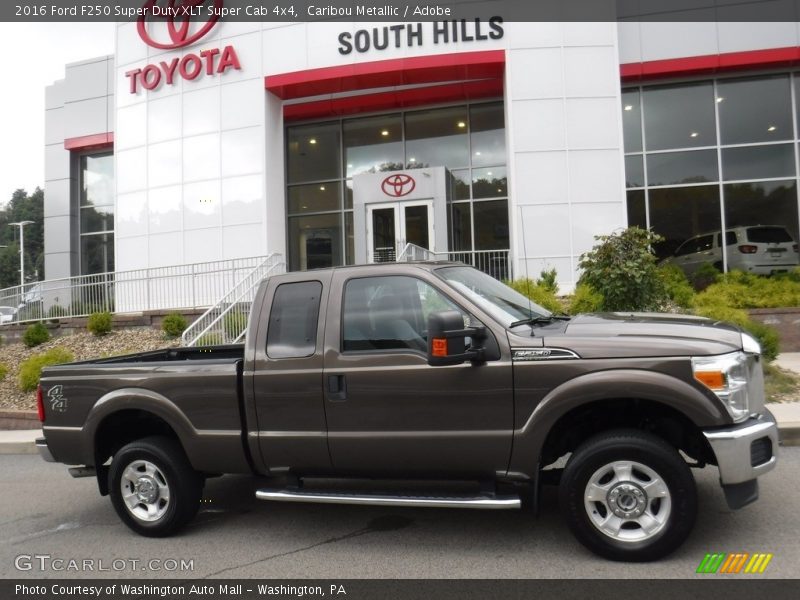 Caribou Metallic / Adobe 2016 Ford F250 Super Duty XLT Super Cab 4x4