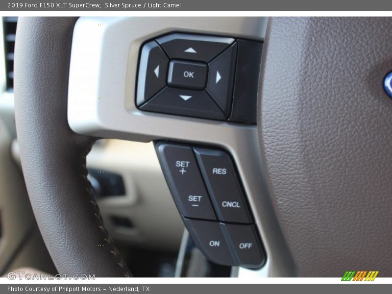Silver Spruce / Light Camel 2019 Ford F150 XLT SuperCrew