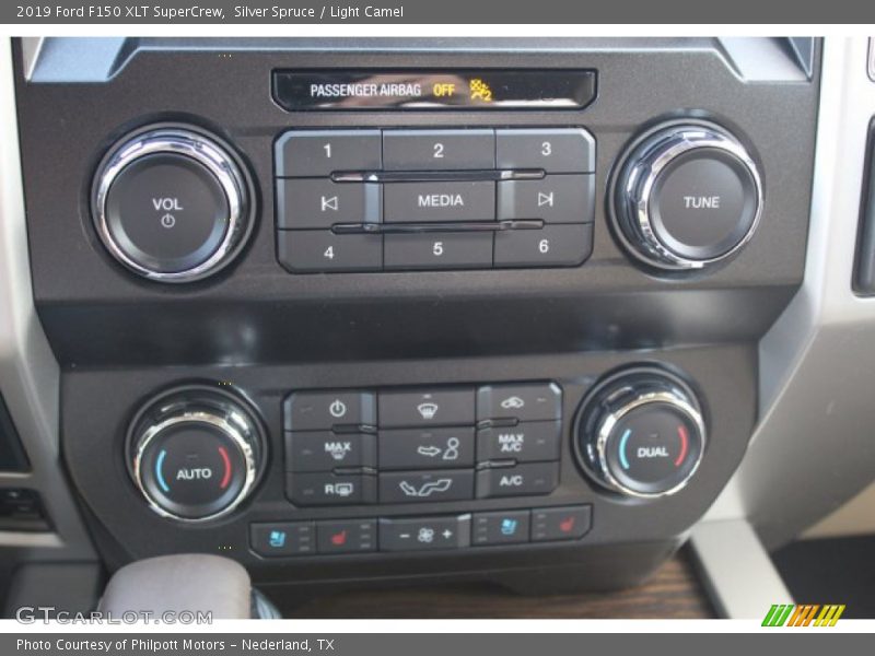 Silver Spruce / Light Camel 2019 Ford F150 XLT SuperCrew