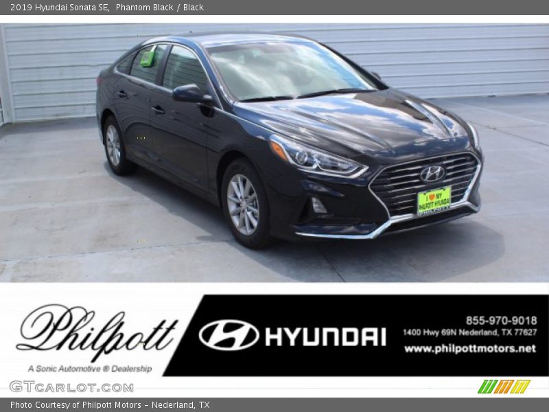 Phantom Black / Black 2019 Hyundai Sonata SE