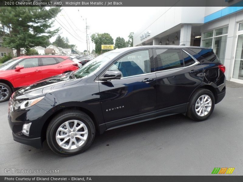 Midnight Blue Metallic / Jet Black 2020 Chevrolet Equinox LT AWD