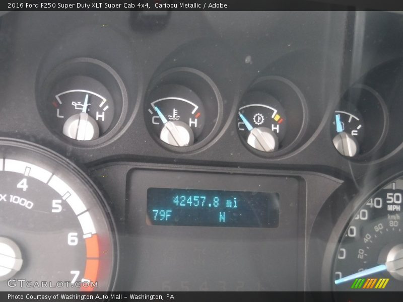 Caribou Metallic / Adobe 2016 Ford F250 Super Duty XLT Super Cab 4x4