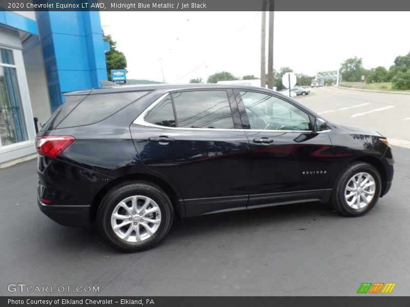 Midnight Blue Metallic / Jet Black 2020 Chevrolet Equinox LT AWD