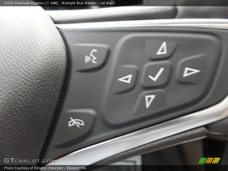 Midnight Blue Metallic / Jet Black 2020 Chevrolet Equinox LT AWD