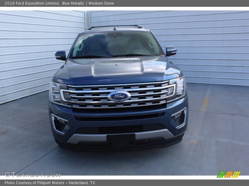 Blue Metallic / Medium Stone 2019 Ford Expedition Limited