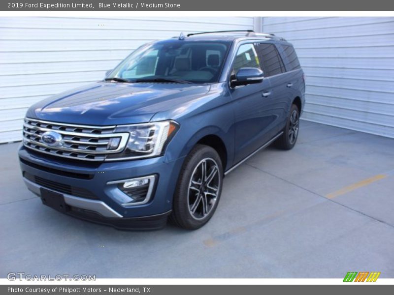 Blue Metallic / Medium Stone 2019 Ford Expedition Limited