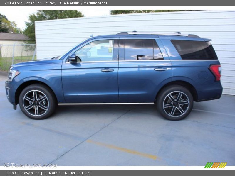 Blue Metallic / Medium Stone 2019 Ford Expedition Limited