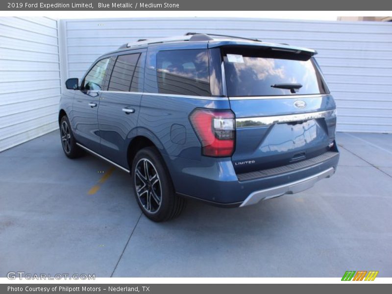 Blue Metallic / Medium Stone 2019 Ford Expedition Limited