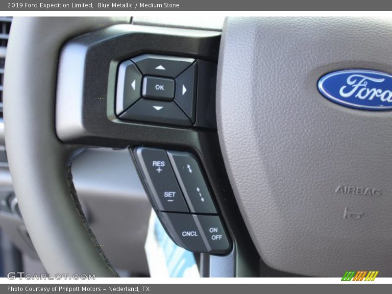 Blue Metallic / Medium Stone 2019 Ford Expedition Limited