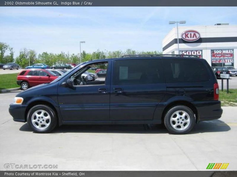 Indigo Blue / Gray 2002 Oldsmobile Silhouette GL