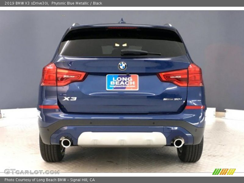 Phytonic Blue Metallic / Black 2019 BMW X3 sDrive30i