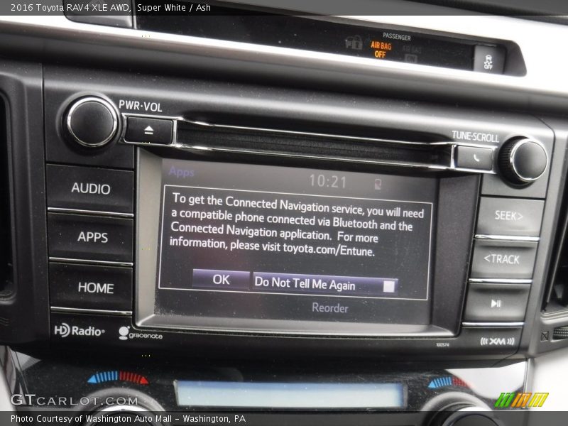Super White / Ash 2016 Toyota RAV4 XLE AWD