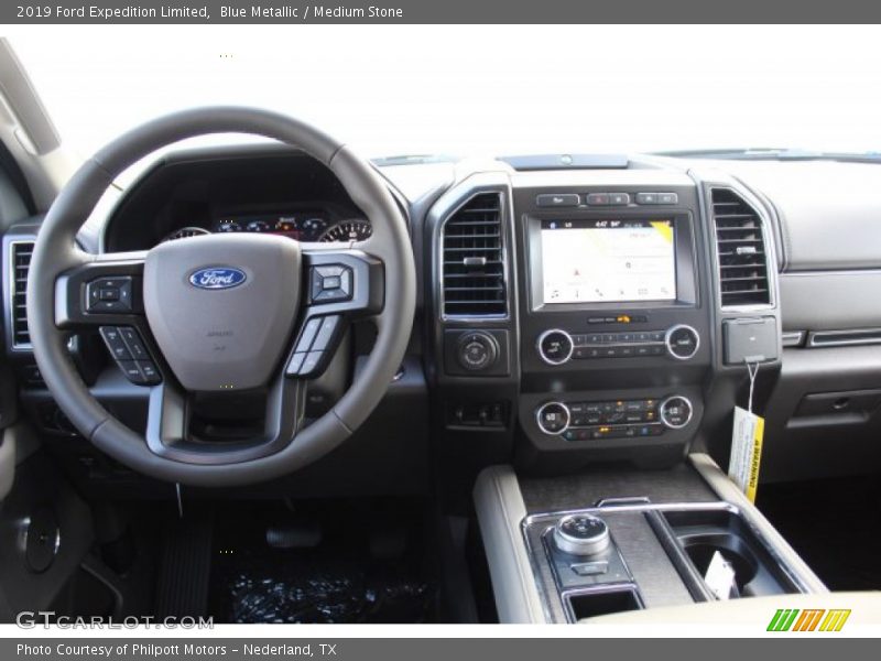 Blue Metallic / Medium Stone 2019 Ford Expedition Limited