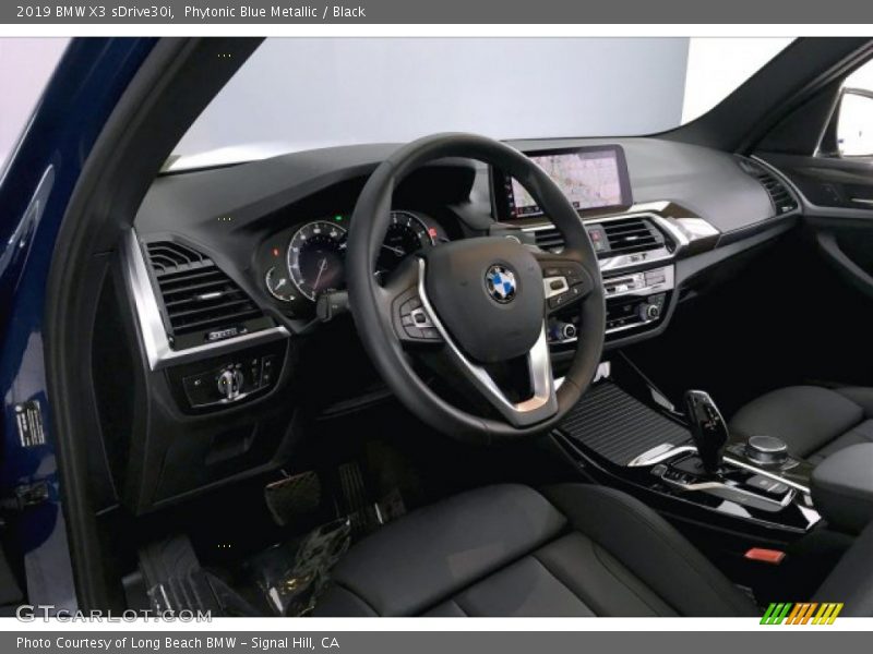Phytonic Blue Metallic / Black 2019 BMW X3 sDrive30i
