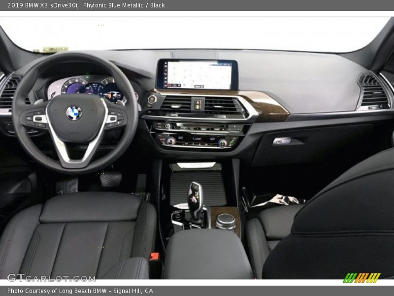 Phytonic Blue Metallic / Black 2019 BMW X3 sDrive30i