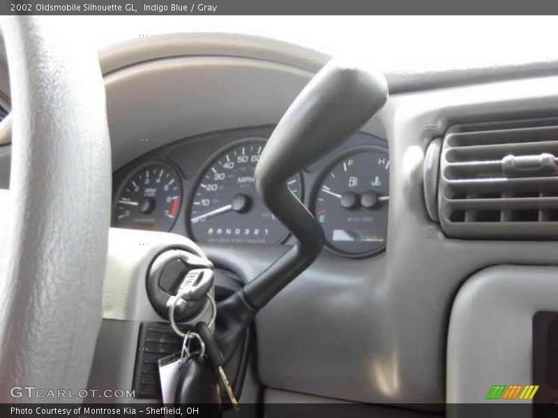 Indigo Blue / Gray 2002 Oldsmobile Silhouette GL