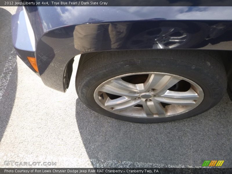 True Blue Pearl / Dark Slate Gray 2012 Jeep Liberty Jet 4x4