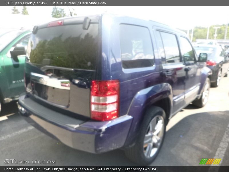 True Blue Pearl / Dark Slate Gray 2012 Jeep Liberty Jet 4x4