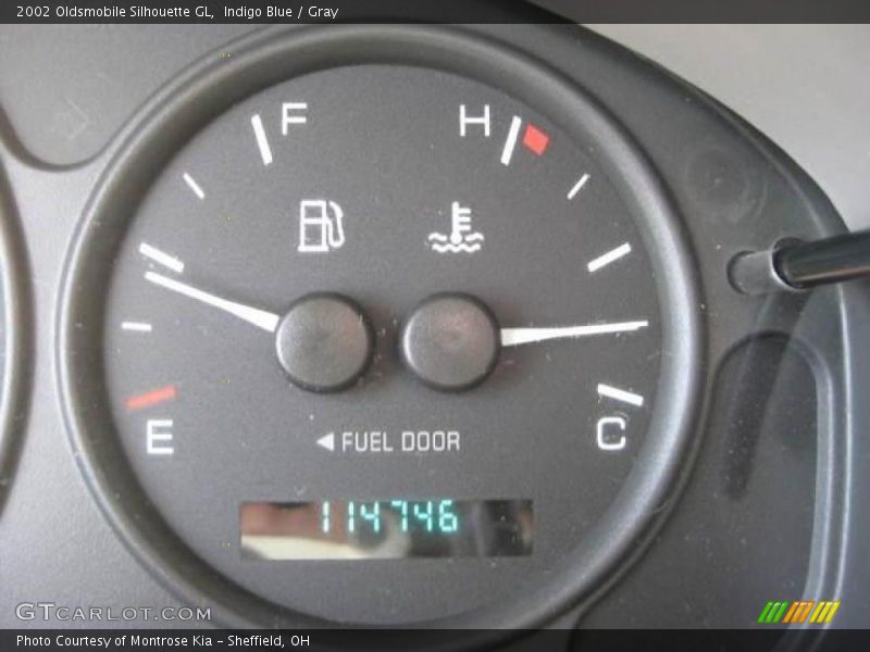 Indigo Blue / Gray 2002 Oldsmobile Silhouette GL