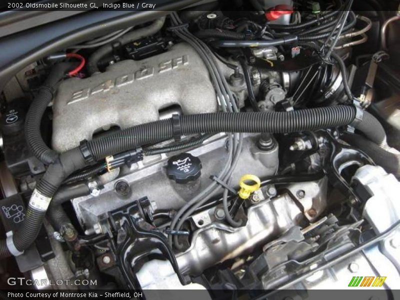 Indigo Blue / Gray 2002 Oldsmobile Silhouette GL