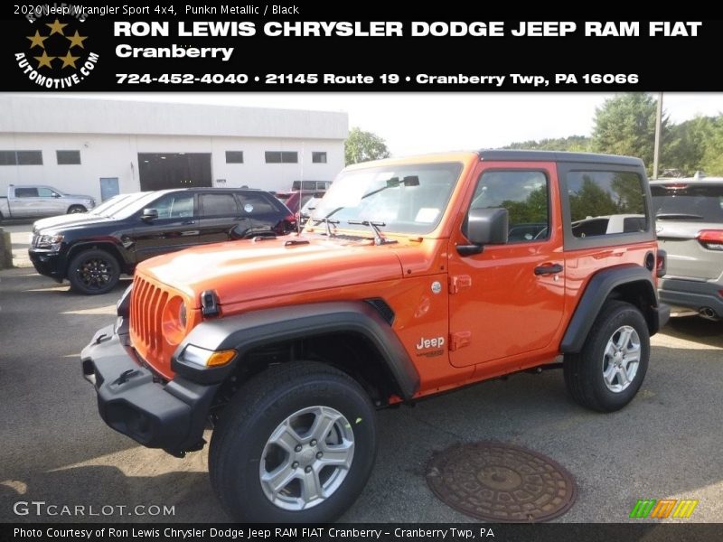 Punkn Metallic / Black 2020 Jeep Wrangler Sport 4x4