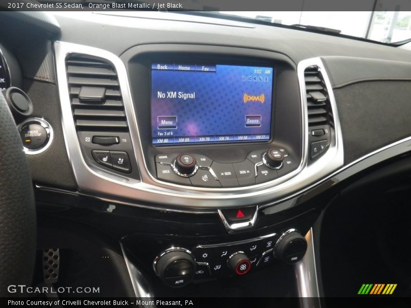 Controls of 2017 SS Sedan