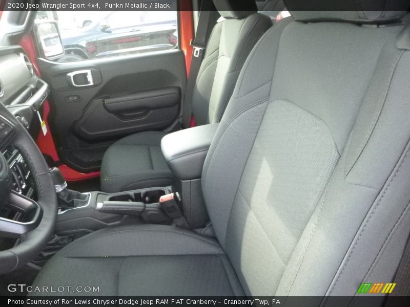 Front Seat of 2020 Wrangler Sport 4x4