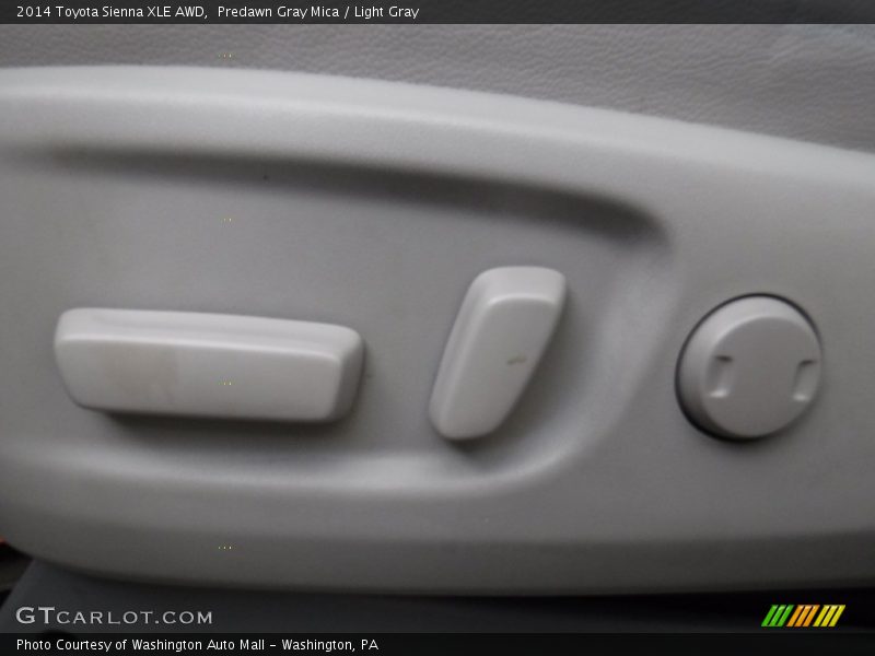 Predawn Gray Mica / Light Gray 2014 Toyota Sienna XLE AWD