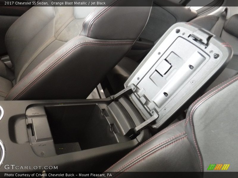 Orange Blast Metallic / Jet Black 2017 Chevrolet SS Sedan