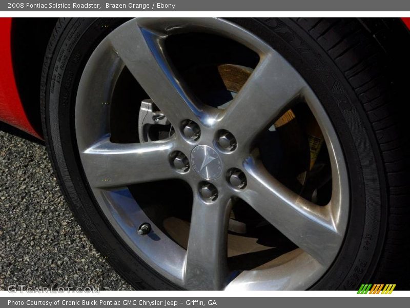 Brazen Orange / Ebony 2008 Pontiac Solstice Roadster