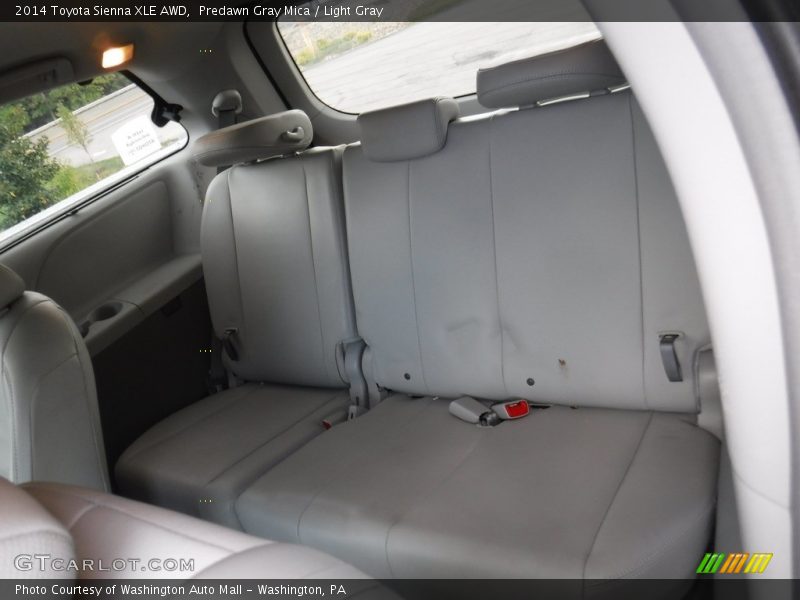 Predawn Gray Mica / Light Gray 2014 Toyota Sienna XLE AWD