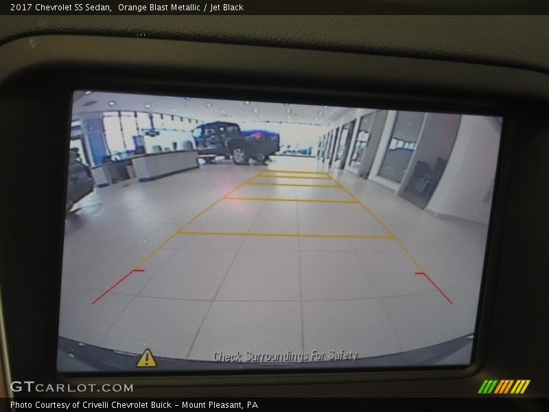 Orange Blast Metallic / Jet Black 2017 Chevrolet SS Sedan