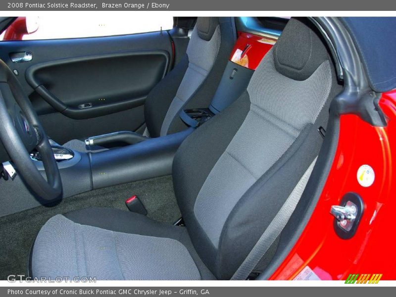 Brazen Orange / Ebony 2008 Pontiac Solstice Roadster